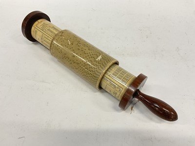 Lot 2536 - Fullers spiral calculator/cylinder slide rule