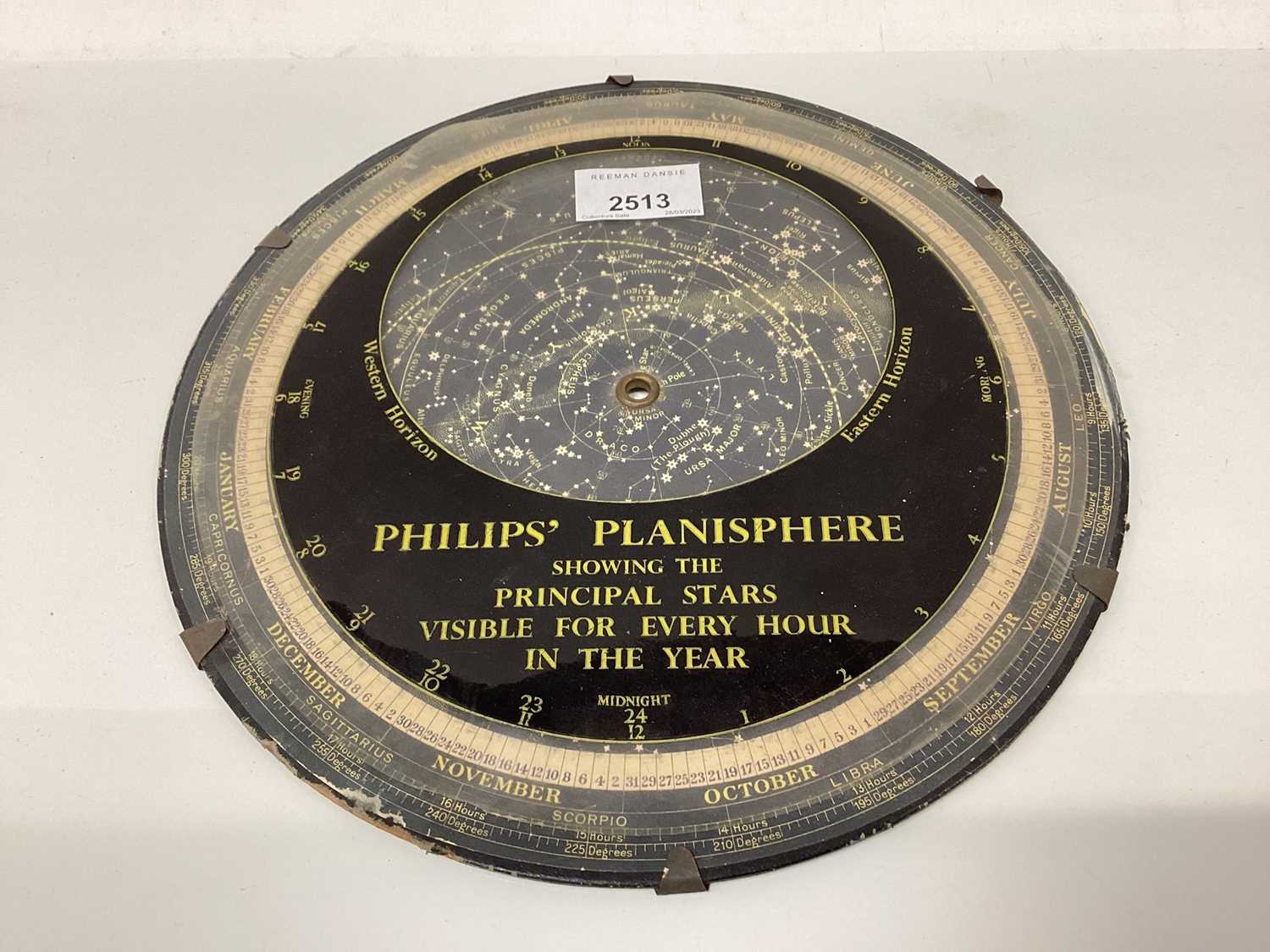 Lot 2513 - Vintage Philips’ Planisphere