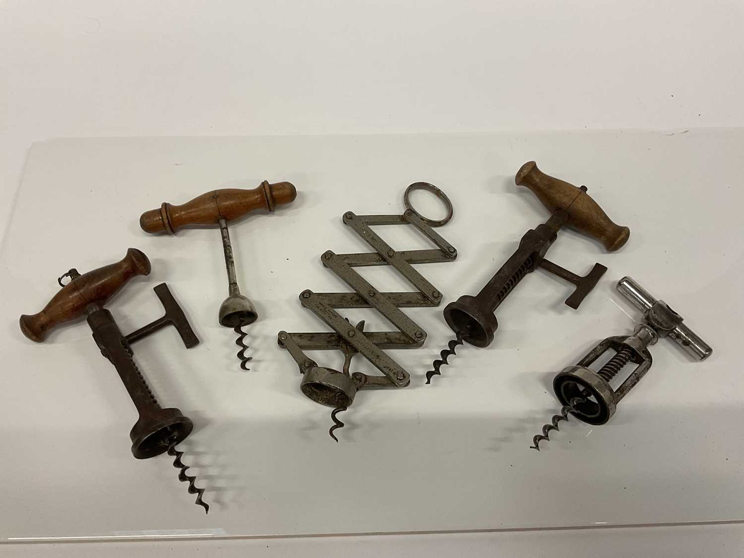 Lot 2524 - Collection of antique corkscrews