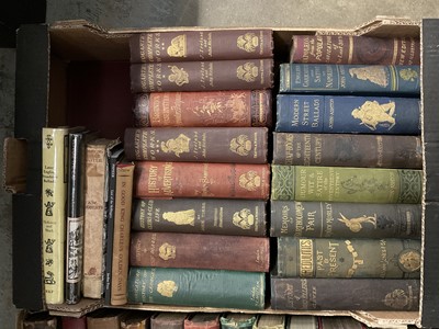 Lot 206 - Two boxes of decorative cloth bindings