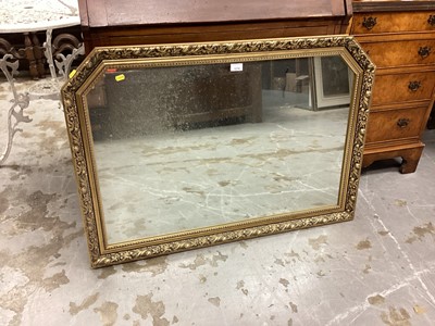 Lot 1210 - Wall mirror in gilt frame, 73cm x 103cm