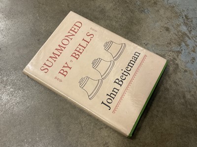 Lot 238 - Summoned by Bells' by John Betjemen. First Edition 1960, with dust jacket