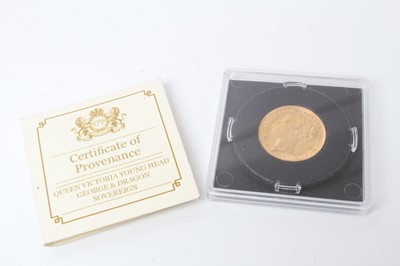 Lot 199 - G.B. - Gold Sovereign Victoria YH 1886M GVF (1 coin)