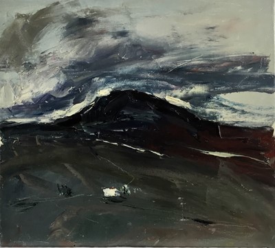 Lot 149 - Howard Barnes (1937-2017) oil on canvas, Sea in Scotland, 50 x 56cm