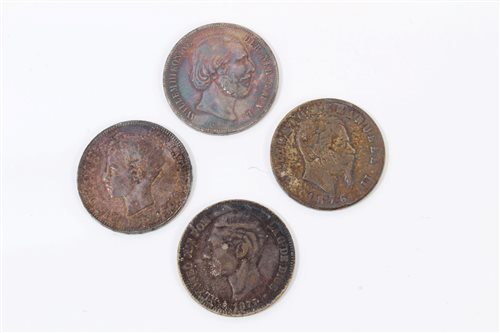 Lot 34 - European - mixed silver coins - to include...