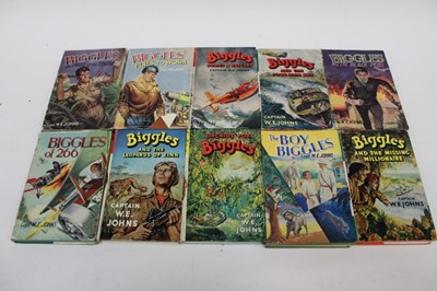 Lot 1693 - Box of Biggles books