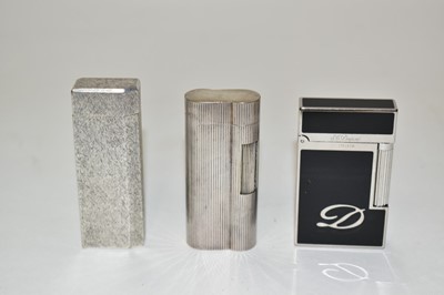 Lot 2422 - Cartier Lighter, Dunhill Lighter and DuPont Lighter (3)