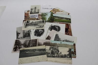 Lot 1428 - Postcard accumulation including mamy early cards, Write Away, Undivided backs, real photographic, railway officals, Louis Wain, Children's cards, comic, social history, animated street scenes, ship...