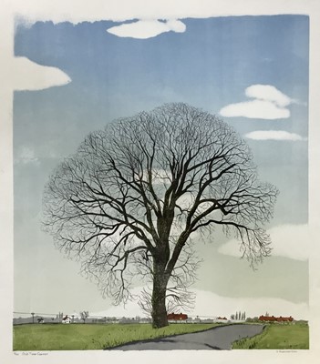 Lot 239 - G. Hammerton (contemporary) silkscreen print, Oak Tree corner, signed and numbered 4/20, 52 x 47cm, together with two prints by Ewan Cameron, four by A Arthey and print of a Cockatoo by Hedley Grif...