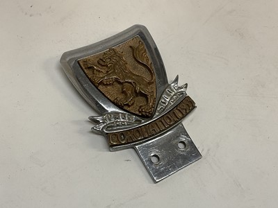 Lot 2043 - Coronation car badge dated 1953