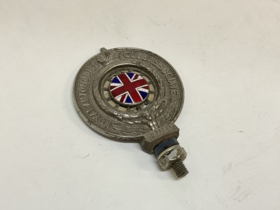 Lot 2041 - 1930s RAC membership car badge