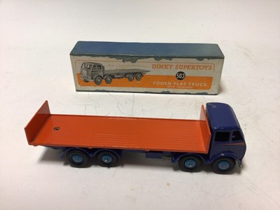 Lot 7 - Dinky Supertoy Foden Flat Truck with tailboard No 503 in original box