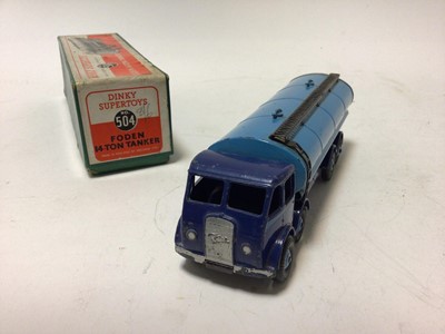 Lot 13 - Dinky Supertoy Foden 14-ton Tanker No 504 in original box