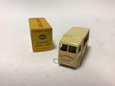 Lot 15 - Dinky Electric Dairy van 'Express Dairy' No 490 in original box