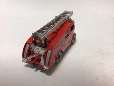 Lot 18 - Dinky Supertoy Turntable Fire Escape No 956, Fire Engine with extending ladder No 955 both in original boxes (2)