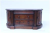 Lot 1403 - Victorian pitch pine apprentice piece...