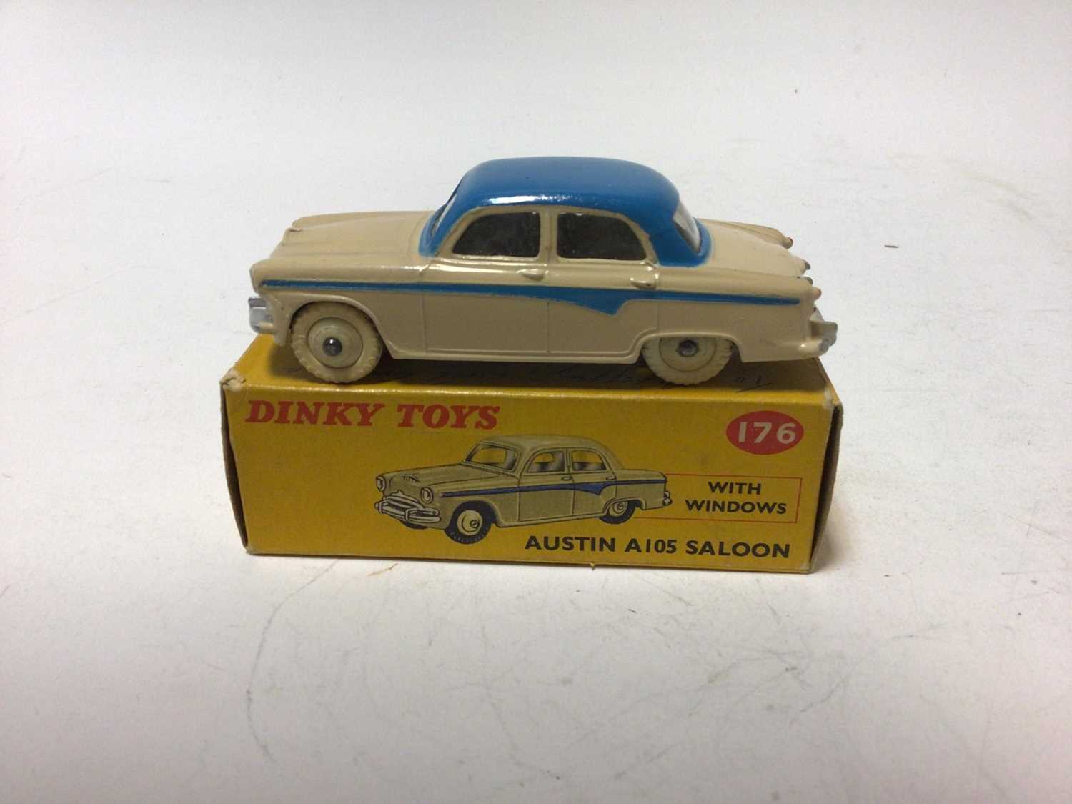 Lot 30 - Dinky Austin A105 Saloon (with windows) No 176 in original box