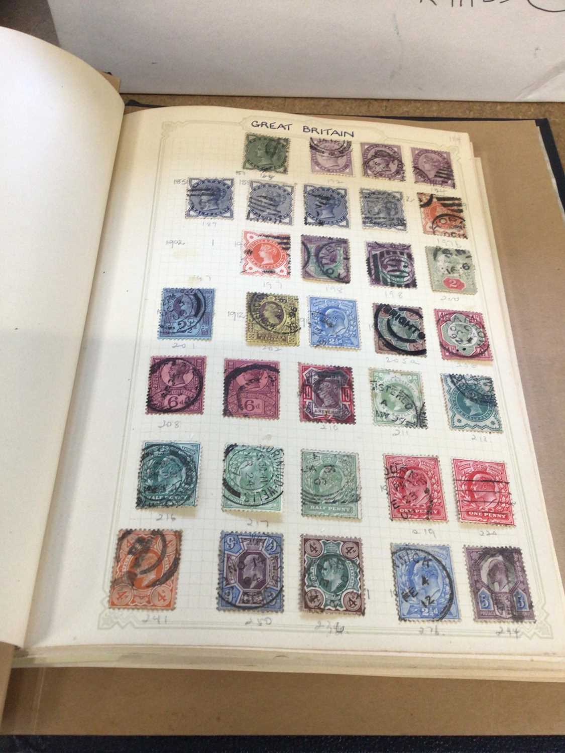 Lot 76 - Album of GB stamps including penny reds