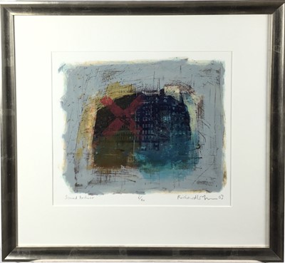 Lot 49 - *Richard Walker signed limited edition print - Sound Archive, dated '03, 6/40, 37cm x 44cm, mounted in glazed silver frame (67cm x 72cm overall)