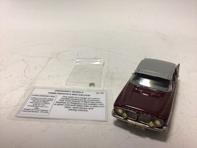 Lot 48 - Crossways Models Ford Zephyr 6 MK 3 Saloon (CGU 8908 B) No. 330 of a production run of 600 only 50 produced in this livery plus a Ford Zephyr 6 MK 3 Saloon finished in Regency Red metallic with a s...