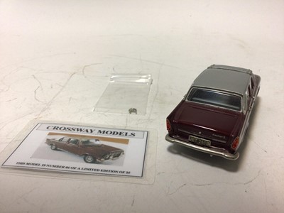 Lot 48 - Crossways Models Ford Zephyr 6 MK 3 Saloon (CGU 8908 B) No. 330 of a production run of 600 only 50 produced in this livery plus a Ford Zephyr 6 MK 3 Saloon finished in Regency Red metallic with a s...