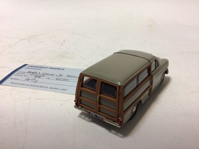 Lot 50 - Crossways Models Morris Ocford MO Prototype of a limited run of 400, Morris Oxford Series II Traveller No.88 of 600 both boxed with certificates (2)