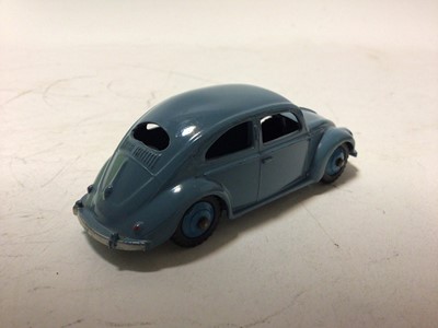 Lot 33 - Dinky Volkswagon No 181 in 3 different colourways, Airforce Blue, Light Blue & Grey, all in original boxes (3)