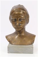 Lot 859 - Georges Minne (1866 - 1941), bronze sculpture...