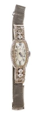 Lot 613 - 1920s Art Deco Rolex diamond cocktail wristwatch