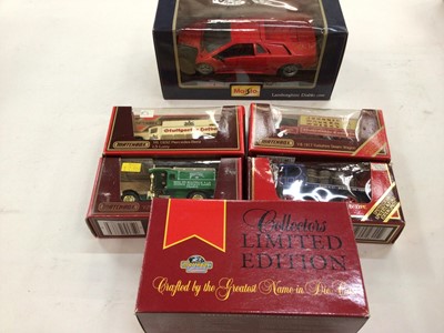 Lot 1908 - Die Cast boxed selection including Matchbox Collectables, Platinum Collection, Eddie Stobart, plus Meccano 200 set boxed.