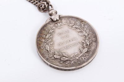 Lot 496 - Victorian Sea Gallantry medal (Foreign Services), small silver issue, named to Peter Peterson 1st September 1887, original suspension bar missing.