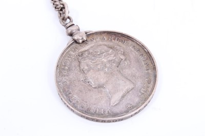 Lot 496 - Victorian Sea Gallantry medal (Foreign Services), small silver issue, named to Peter Peterson 1st September 1887, original suspension bar missing.