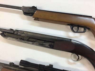 Lot 963 - Four old air rifles various