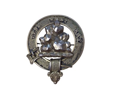 Lot 98 - Victorian armorial plaid brooch for Clan Haig