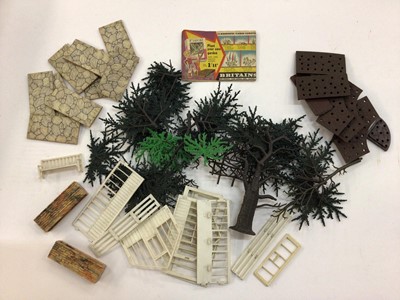 Lot 1949 - Britains model garden with catalogue