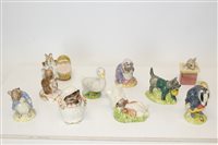 Lot 2124 - Ten Royal Albert Beatrix Potter figures - Mrs...