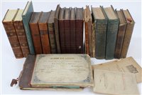 Lot 874 - Collection of antiquarian books and decorative...