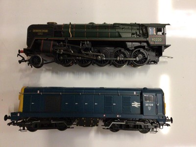 Lot 1816 - Railway OO gauge Hornby and Bachmann unboxed locomotives, some with tenders (qty)