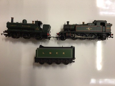 Lot 1816 - Railway OO gauge Hornby and Bachmann unboxed locomotives, some with tenders (qty)