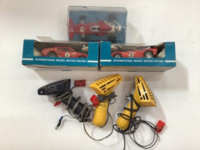 Lot 1954 - Selection of Scalextric including boxed cars, hand controllers and track