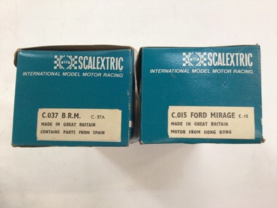 Lot 1954 - Selection of Scalextric including boxed cars, hand controllers and track