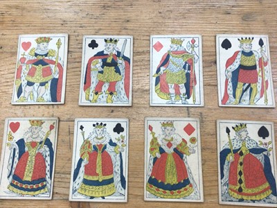 Lot 1484 - 19th century playing cards by Josiah Stone, Thomas Creswick and I. Hardy, plus two other 19th century sets, all complete (5)