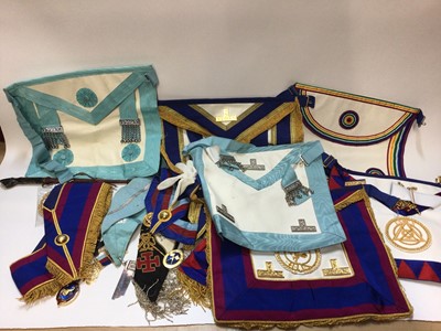 Lot 2450 - Collection of Masonic regalia and jewels