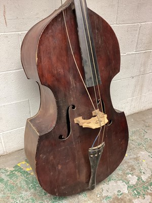 Lot 2211 - 19th century half-size Continental Double bass