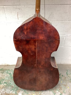 Lot 2211 - 19th century half-size Continental Double bass