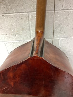 Lot 2211 - 19th century half-size Continental Double bass