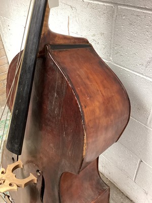 Lot 2211 - 19th century half-size Continental Double bass