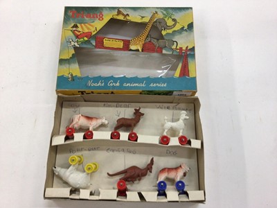 Lot 1964 - Triang Noahs Ark animal series plastic models in original box