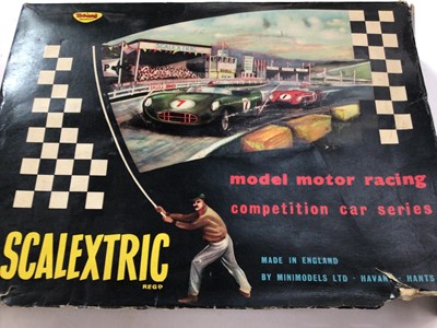 Lot 1966 - Scalextrix set CM.33 set in original box plus other boxed cars and accessories