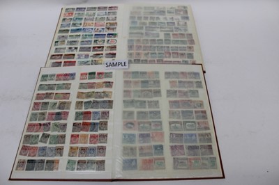 Lot 1466 - Stamps World selection in stockbooks and albums including Japan and China, mostly junior collections in four boxes.